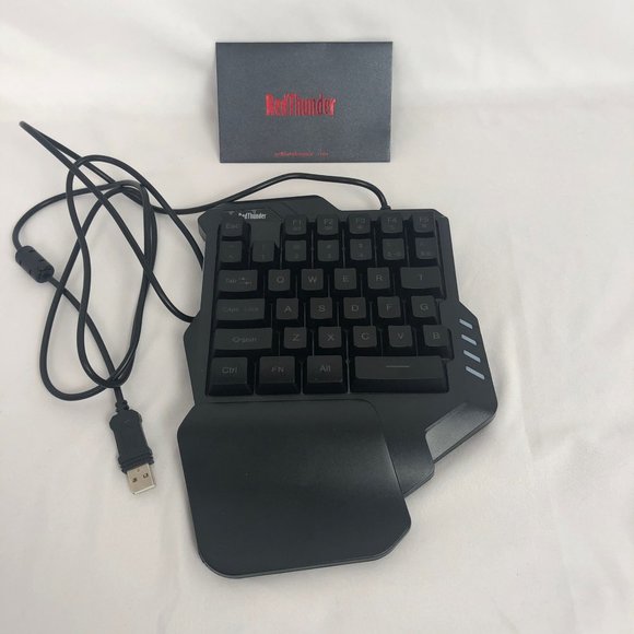 Red Thunder One-handed Gaming Keyboard New Open Box - Picture 3 of 6